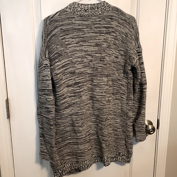 Express Black & White Marled Cardigan - Picture 4 of 4